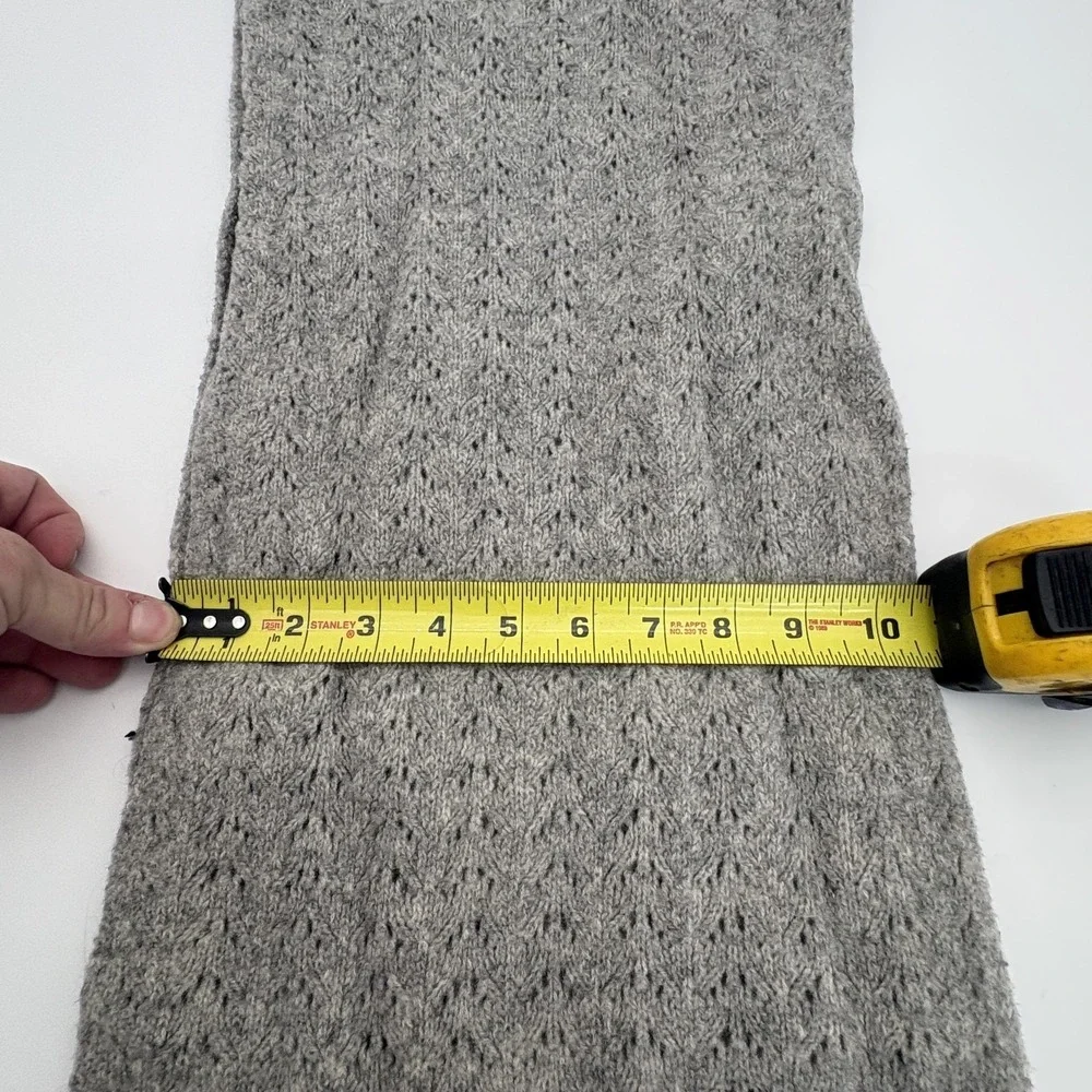 Celeste Scarf Womens One Size Gray‎ Wool Cashmere Cowl Neck Warmer Fall Winter